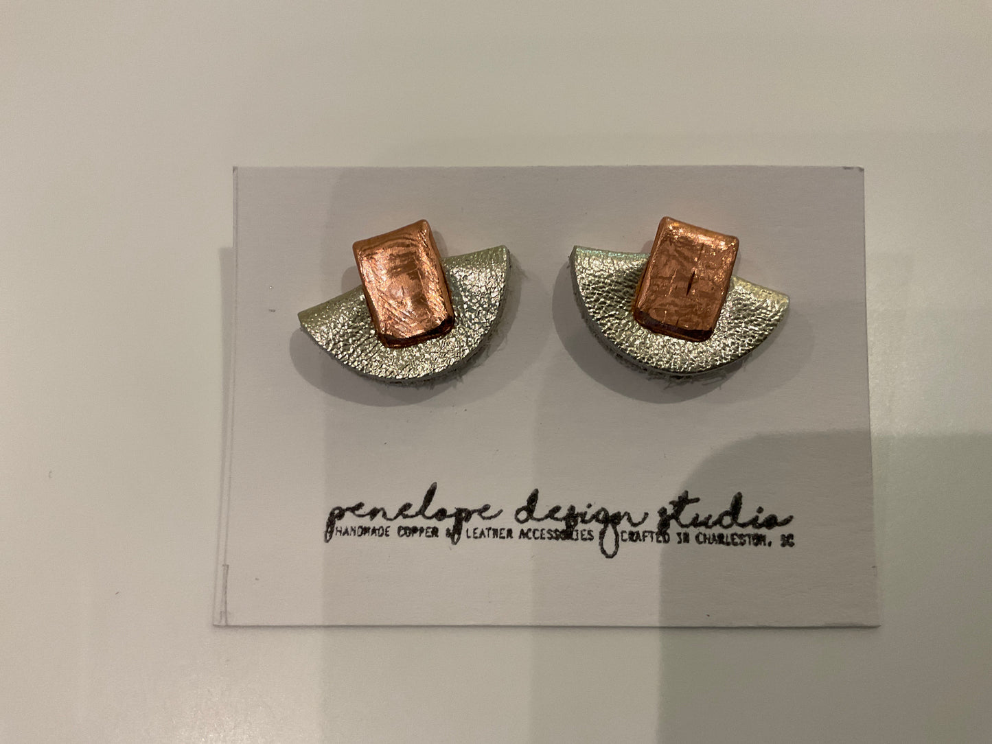 Mini Petite Half Moon Stud- Penelope Design Studios