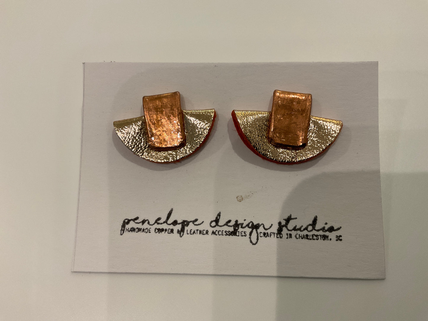 Mini Petite Half Moon Stud- Penelope Design Studios