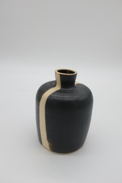 Susan Gregory: Black Stripe Vase Large