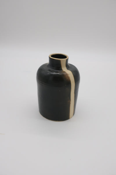Susan Gregory: Black Stripe Vase Medium
