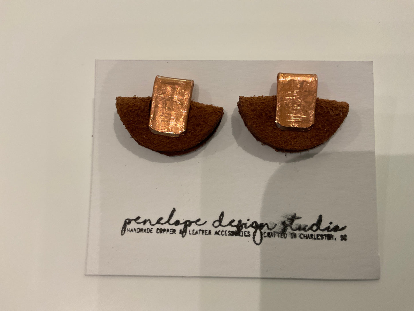 Mini Petite Half Moon Stud- Penelope Design Studios