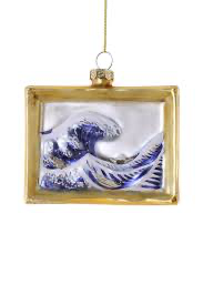 The Wave Painting Ornament