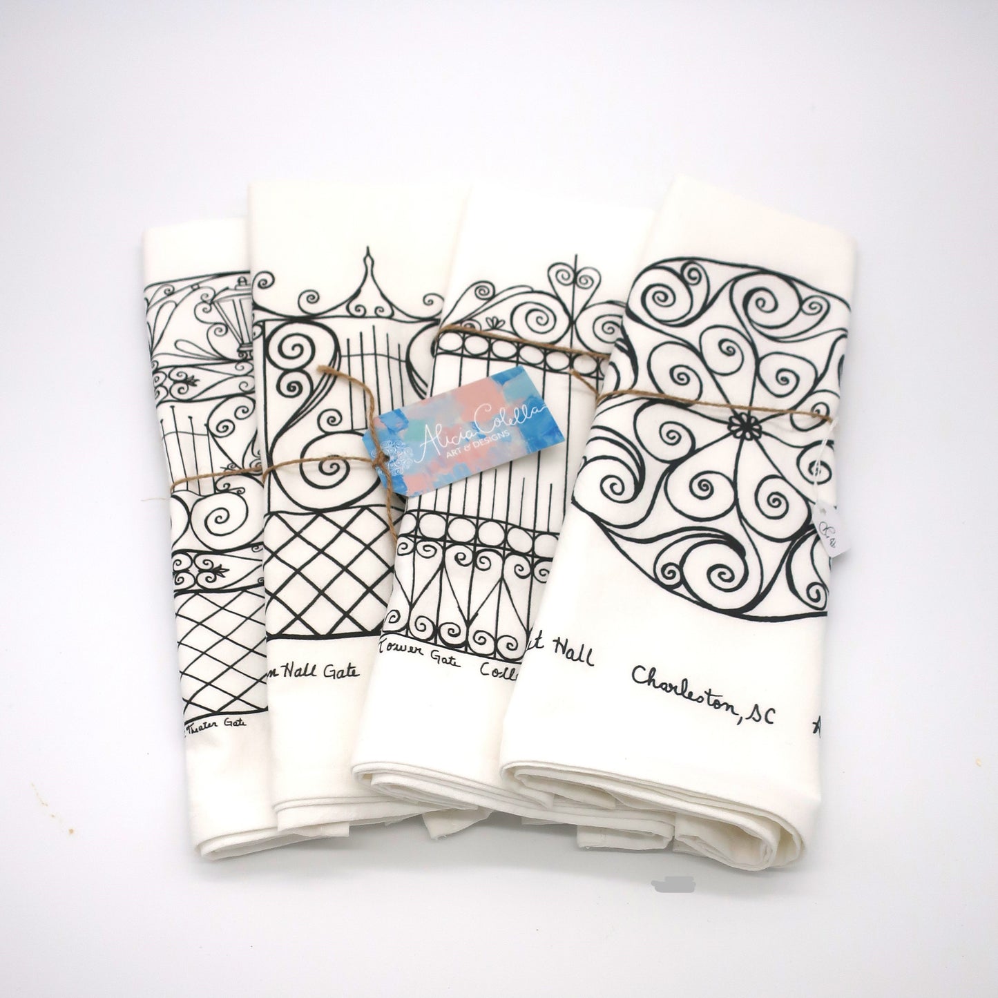 Alicia Colella: Charleston Gates Tea Towels