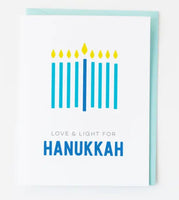 Minimal Menorah Holiday Card