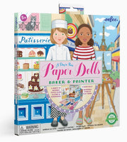 A Day in Paris, Baker & Painter Paper Doll Set