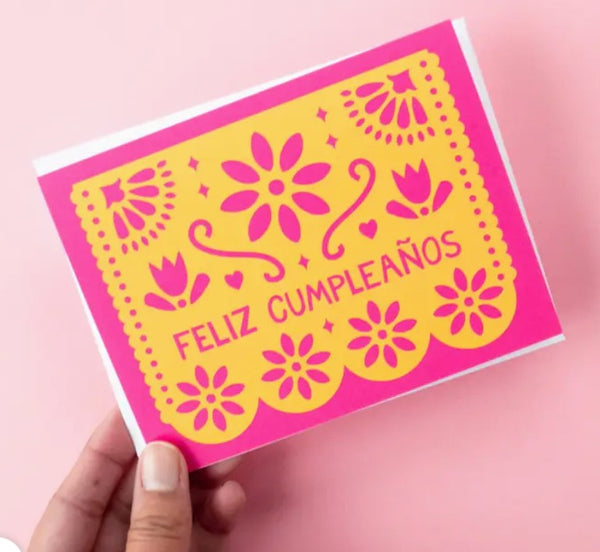 Feliz Cumpleanos, Spanish Birthday Card