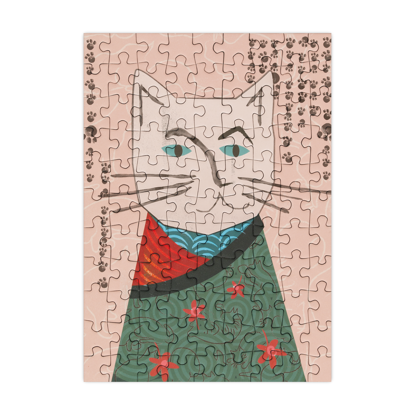 Kittygawa Hiroshige Mini Jigsaw Puzzle