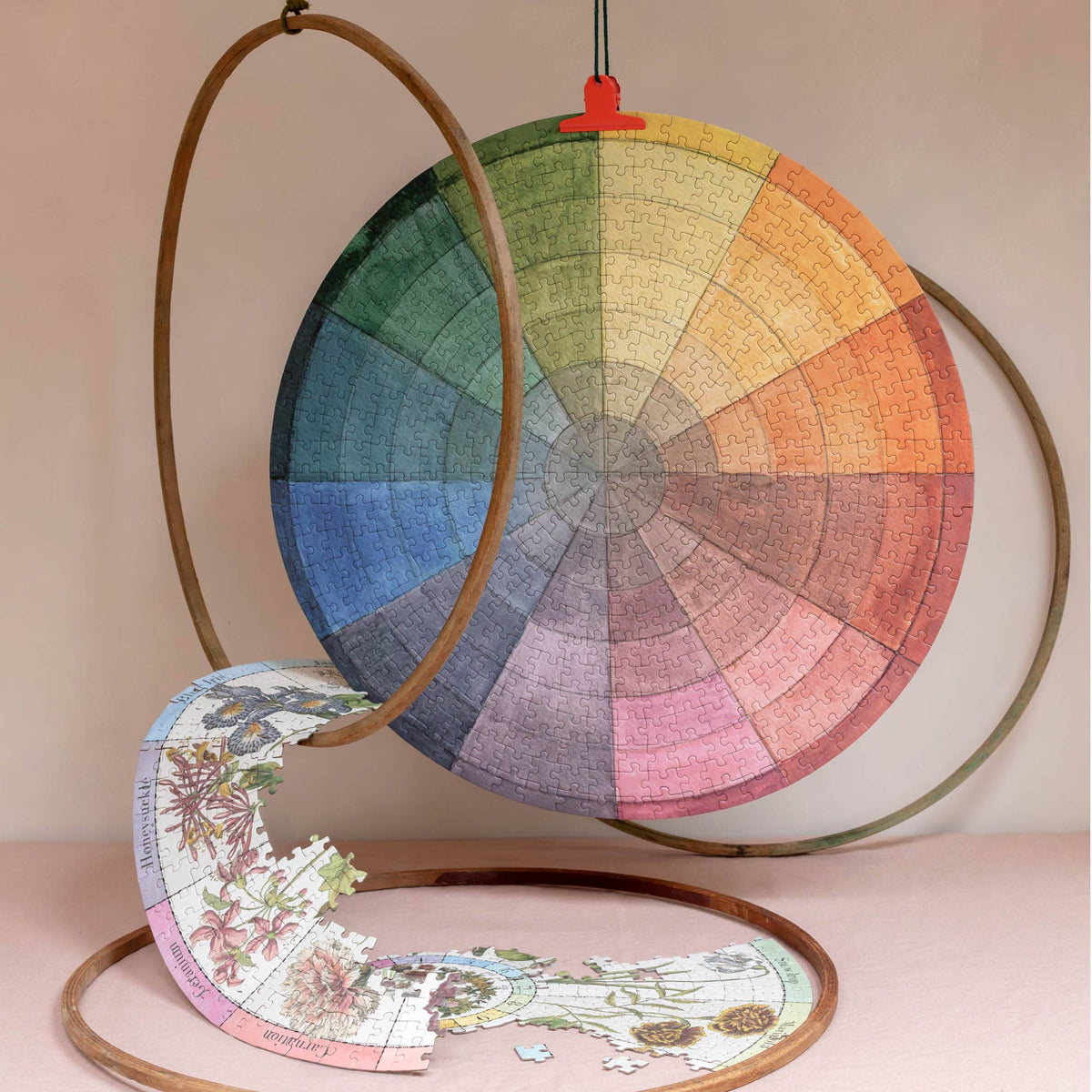 Roomytown: 500-Piece Round Jigsaw Puzzle - Colour Wheel