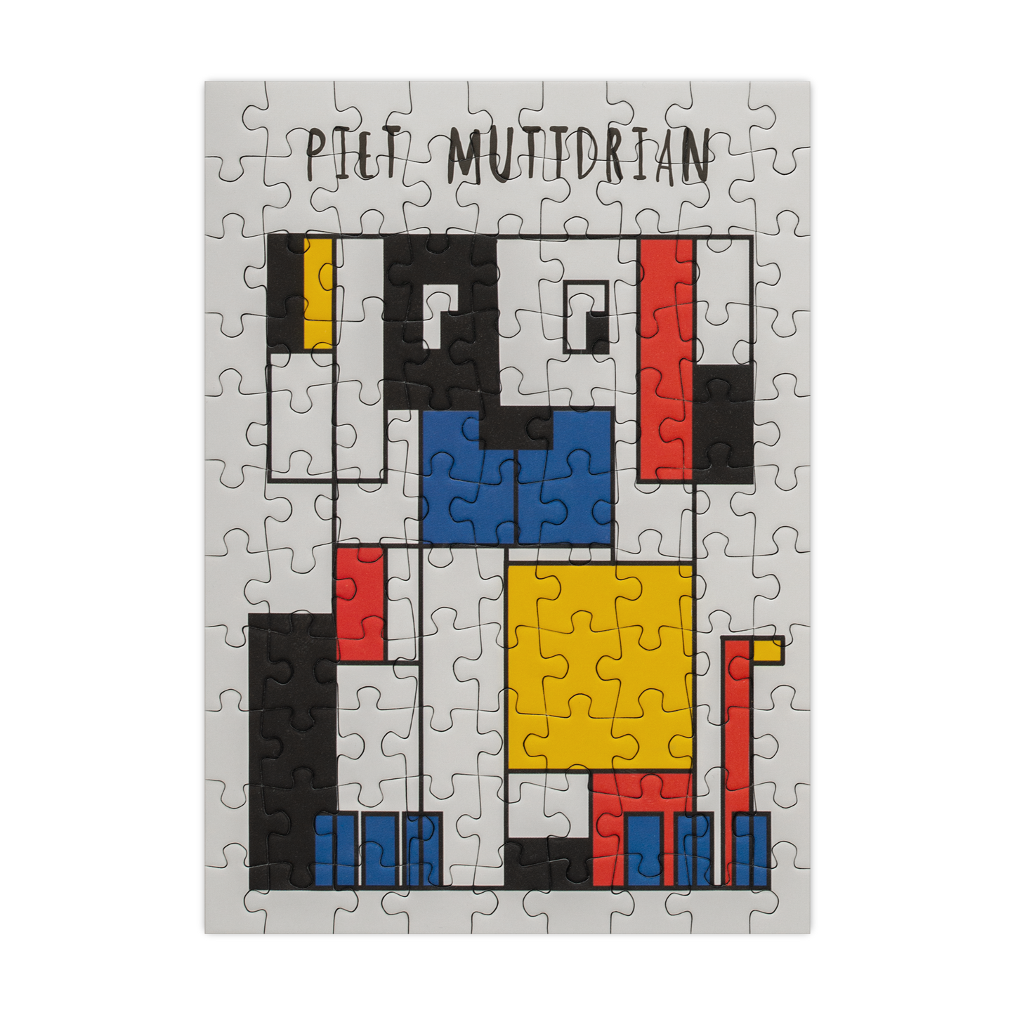 Piet Muttdrian Mini Jigsaw Puzzle