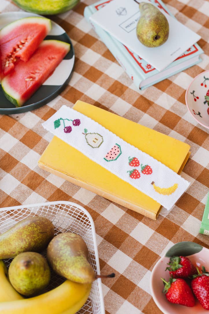 Fruity Counted Cross Stitch Bookmark Kit