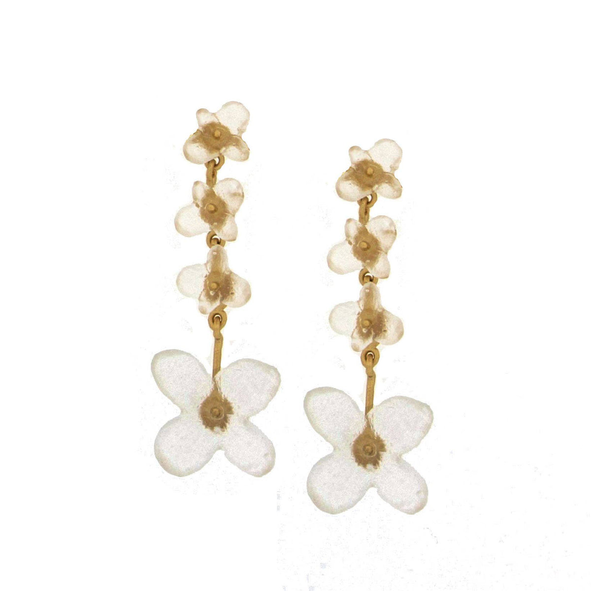 Michael Vincent Michaud - Hydrangea Drop Post Earrings