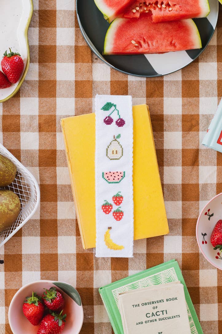 Fruity Counted Cross Stitch Bookmark Kit