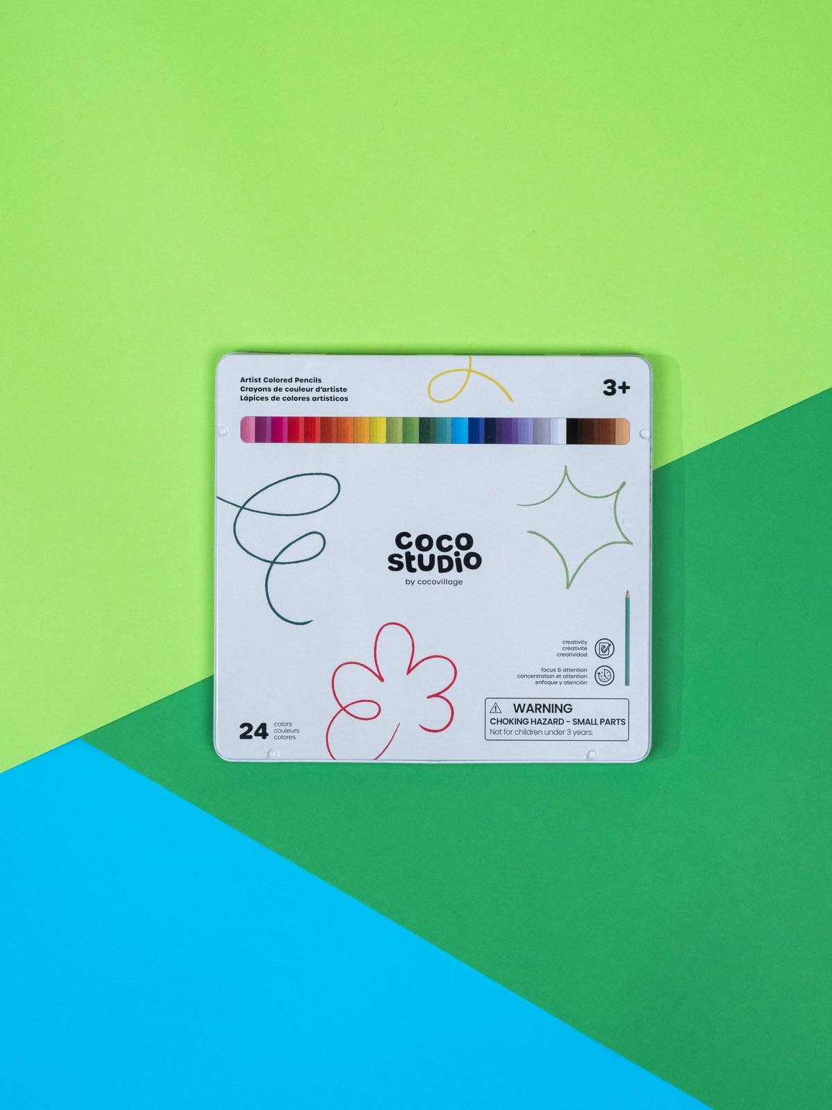 Coco Village: Set of 24 Colored Pencils