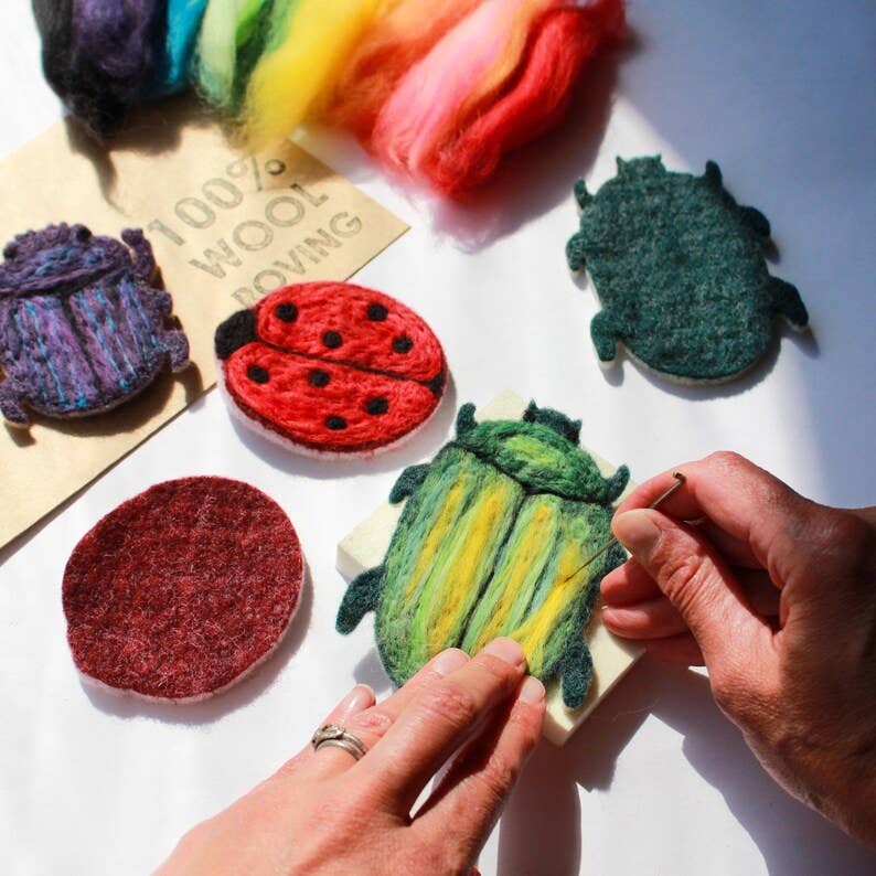 Sheep Creek Studio: Large Beetle Felting Kit