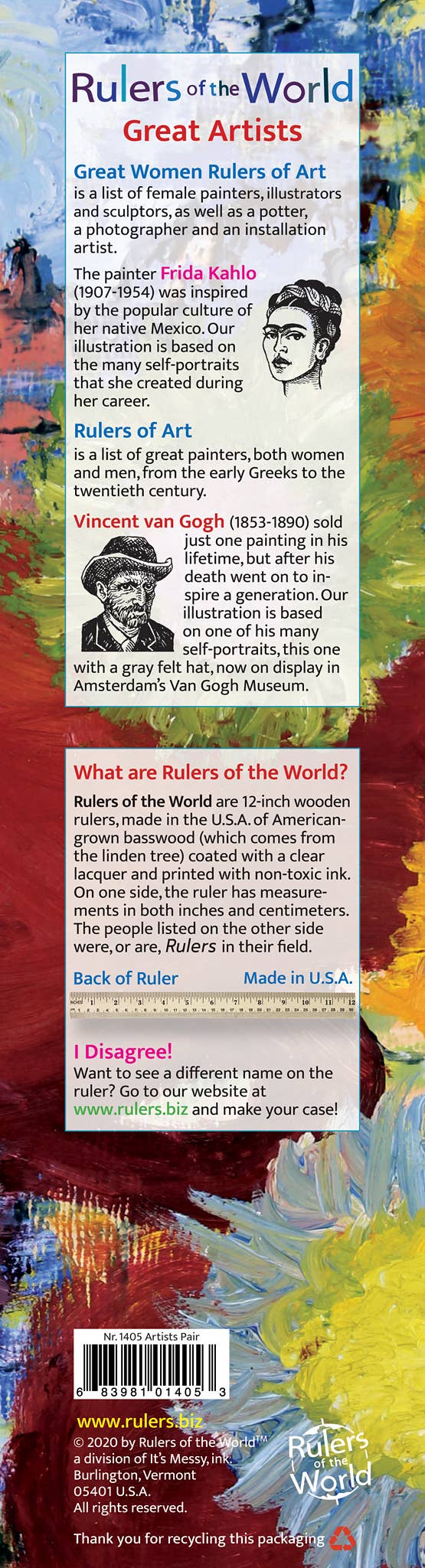 Ruler Set - Great Artists