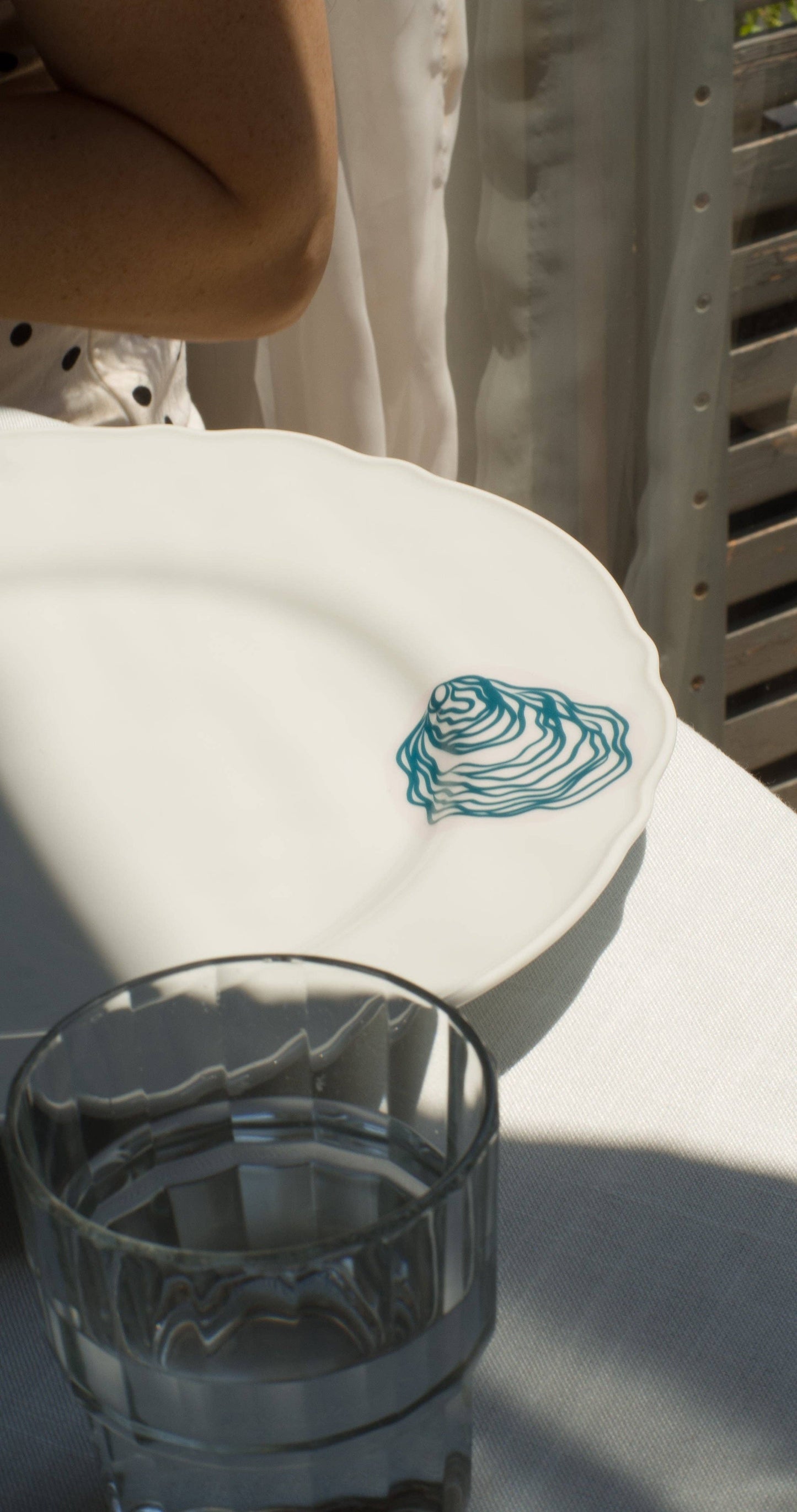 Suteka: Home Decor Tattoos, Oysters - Teal