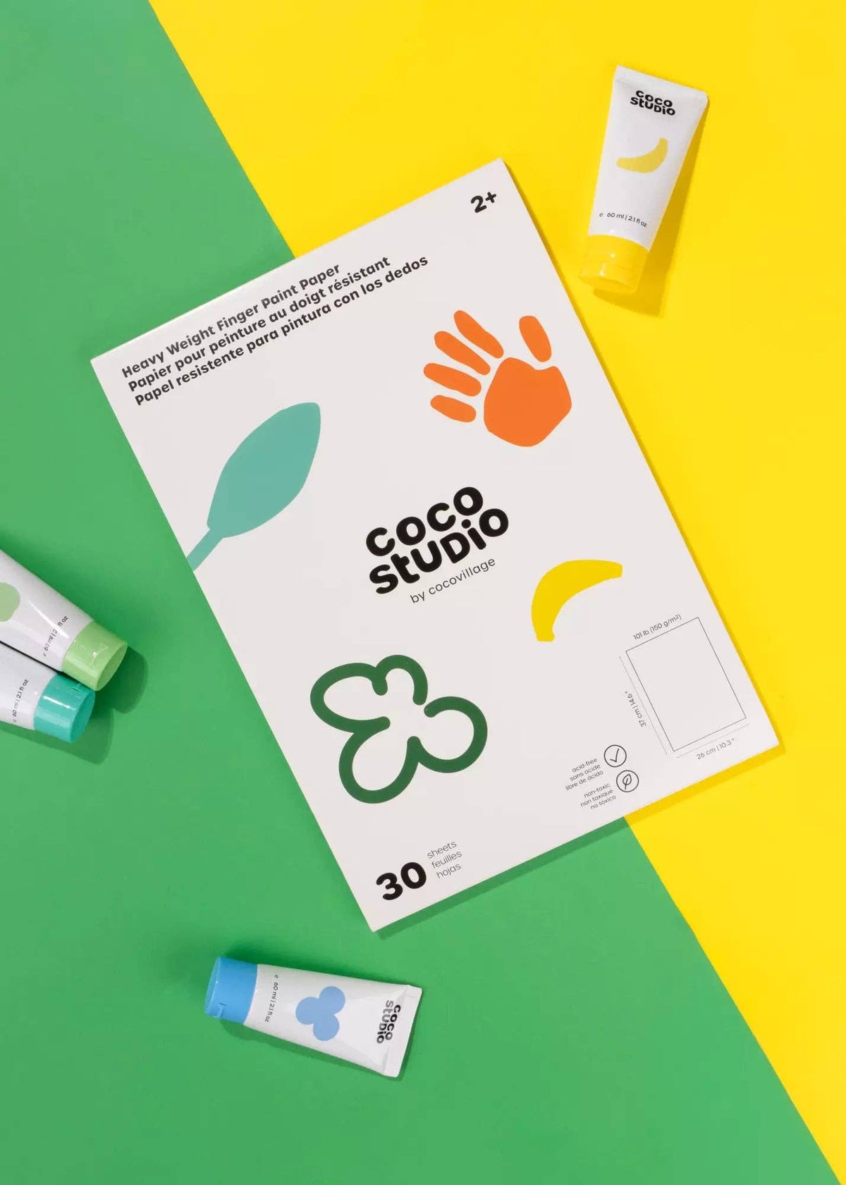 Coco Village: Finger Paint Paper