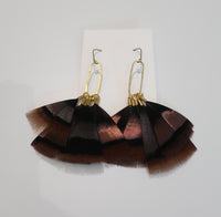 EK Design Feather Earrings