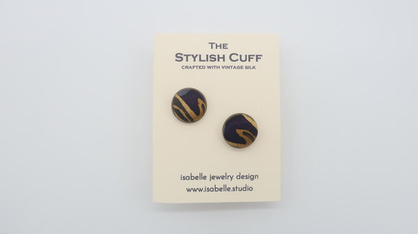Isabelle Jewelry Designs Vintage Silk Cuff Links