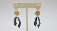 EK Designs Crinkle Drop Earrings