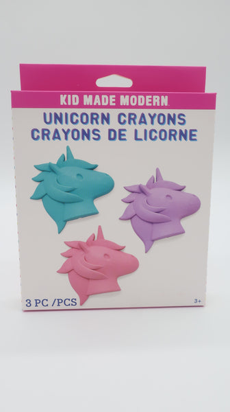 Kid Made Modern Set of 3 Unicorn Crayon