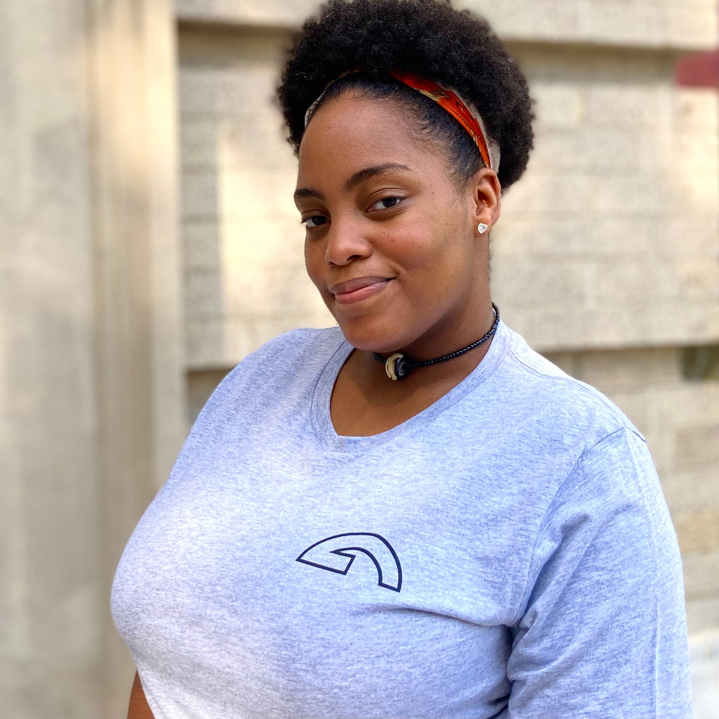Gibbes Tee Minimalist Design 2021: Gray with Black Ink