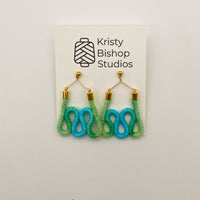 Kristy Bishop Studios Small Rope Coil Earrings