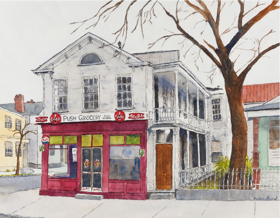 Andrea Hazel, Limited Edition Print: Push Grocery