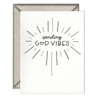 Ink Meets Paper Notecard: Sending Good Vibes