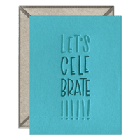 Ink Meets Paper Notecard: Let's Celebrate