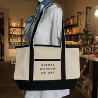 Tote Bag with Black Handle and Trim